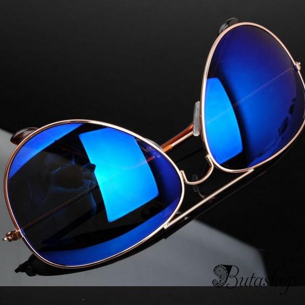 РАСПРОДАЖА! Солнцезащитные очки Ray Ban Aviator, золото - butashop.com