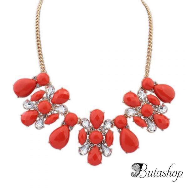 РАСПРОДАЖА! Красивое ожерелье с камнями - butashop.com