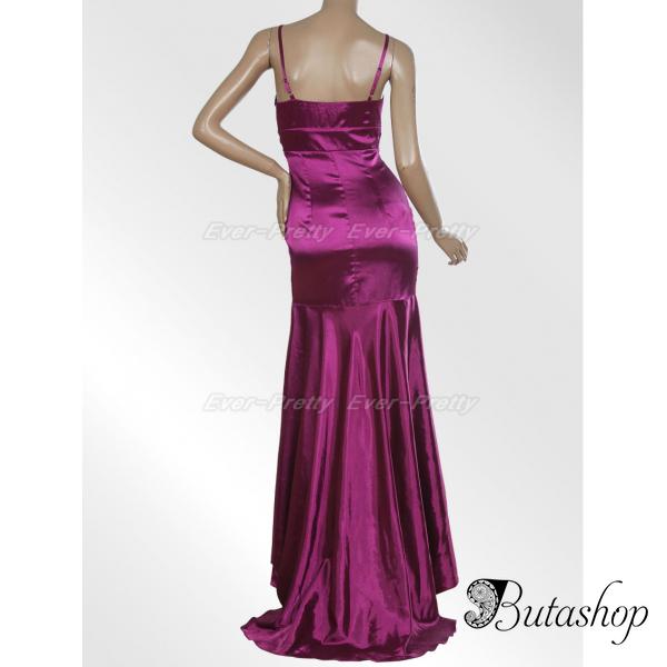 РАСПРОДАЖА! Элегантное вечернее платье пурпурное - butashop.com