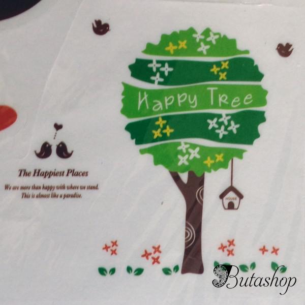 РАСПРОДАЖА! Виниловая наклейка - Happy tree - butashop.com