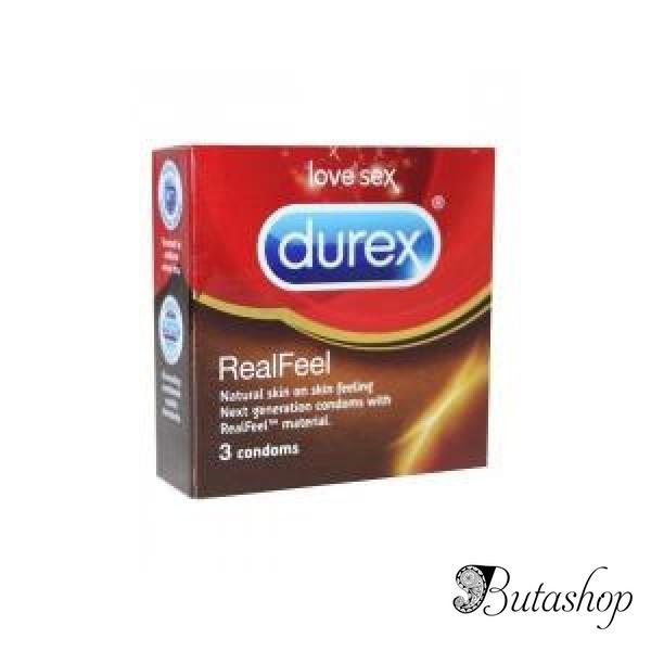 Презервативы Durex Real Feel, 3 шт - butashop.com