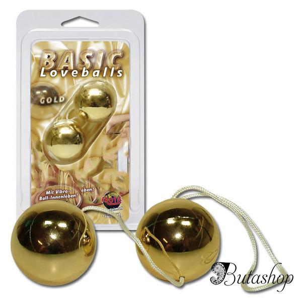 Золотые вагинальные шарики - butashop.com
