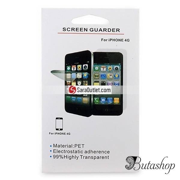 РАСПРОДАЖА! Crystal Clear Front Screen Protector for iPhone 4(Transparent) - butashop.com