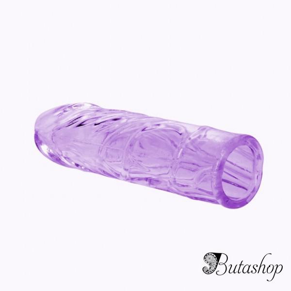 РАСПРОДАЖА! Фиолетовая насадка на пенис - butashop.com