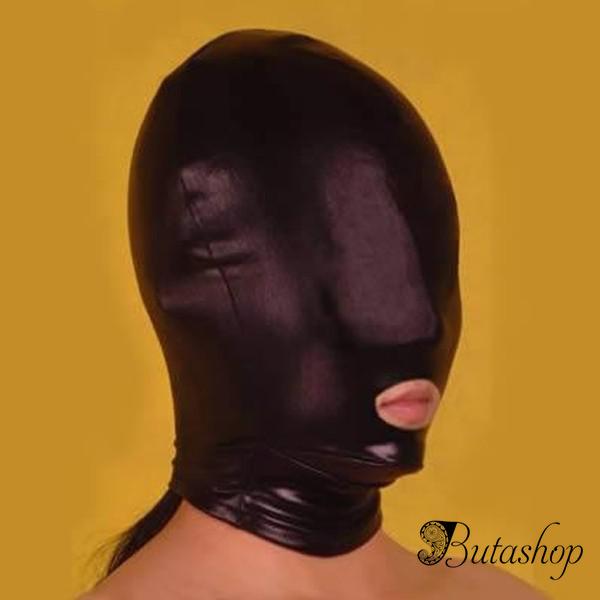 Черная маска из винила - butashop.com