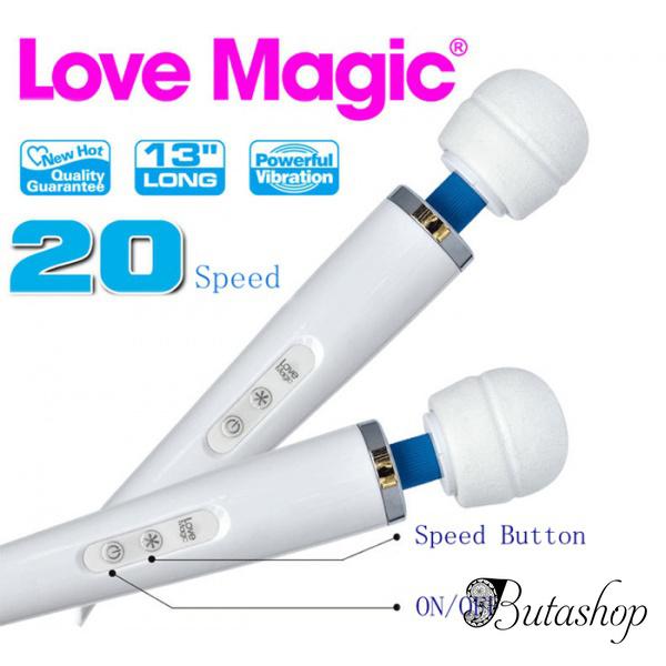 Вибромассажер аккумуляторный Love Magic 20 режимов - butashop.com