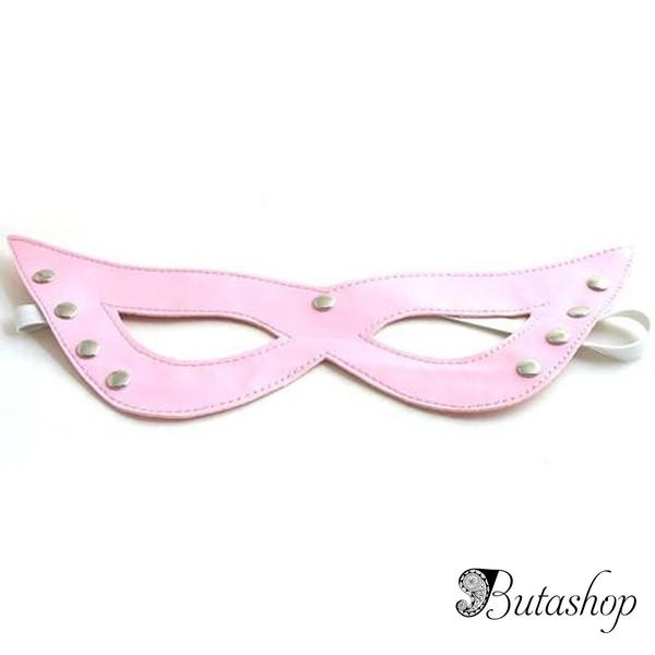 Розовая нежная маскарадная маска - butashop.com