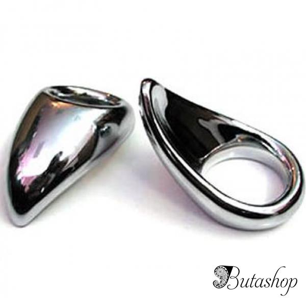 Хромированое кольцо на пенис - M - butashop.com