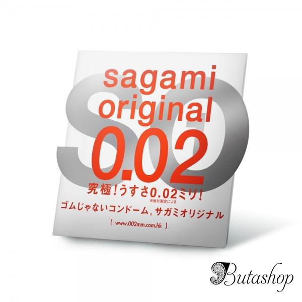 Полиуретановые презервативы Sagami Original 0.02мм, 1 шт - butashop.com