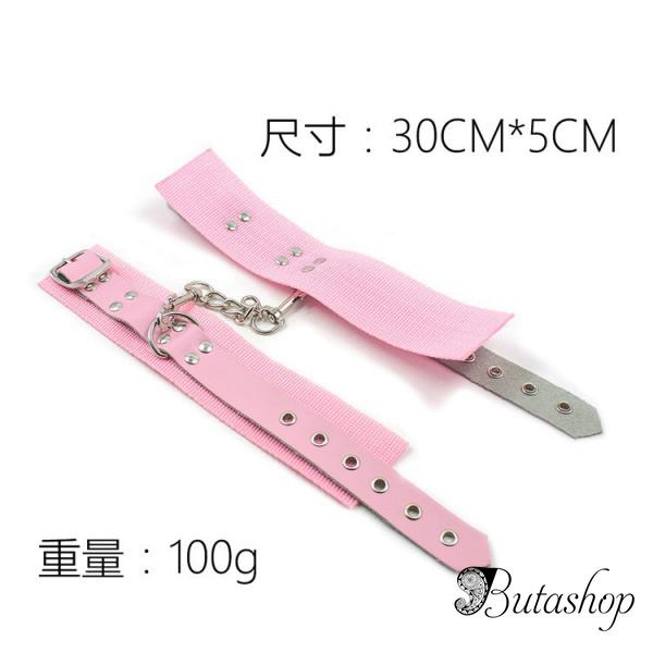 Розовые наручники на цепочке - butashop.com