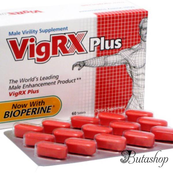 Таблетки для повышения потенции и увеличения пениса VigRX Plus (ВигЭрИкс Плюс) - butashop.com