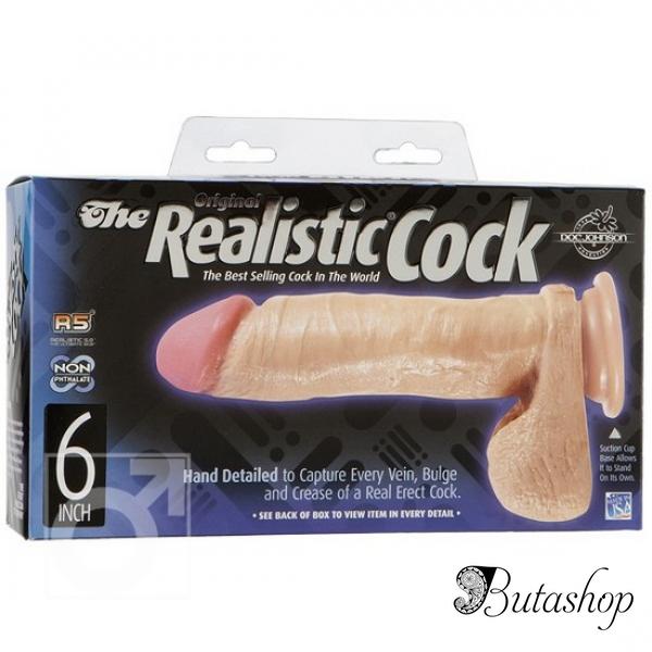 РАСПРОДАЖА! Фаллоимитатор Realistic Cock 6 Inch - butashop.com