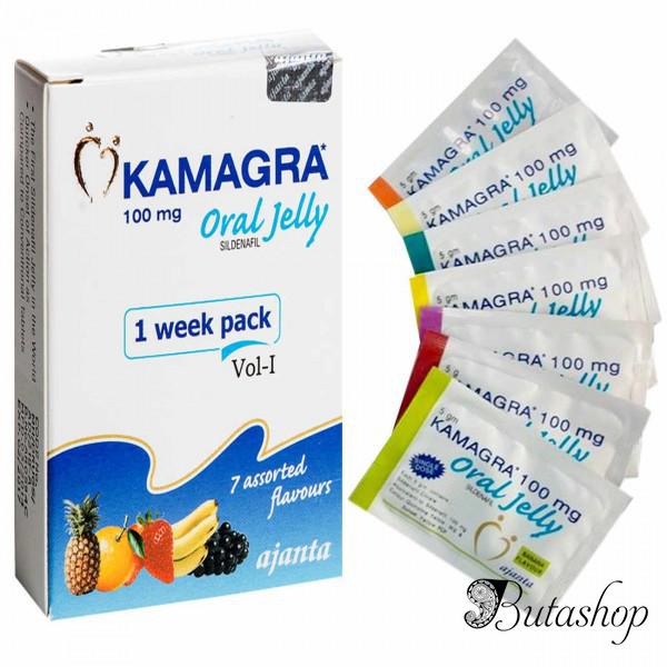 Гель для мужчин Kamagra Oral Jelly, 7 упаковок - butashop.com