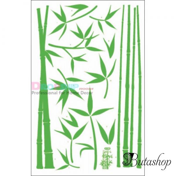 РАСПРОДАЖА! Виниловая наклейка - Зеленый бамбук - butashop.com