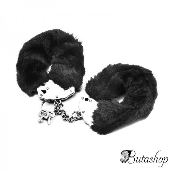 Наручники черные Love Cuffs - butashop.com