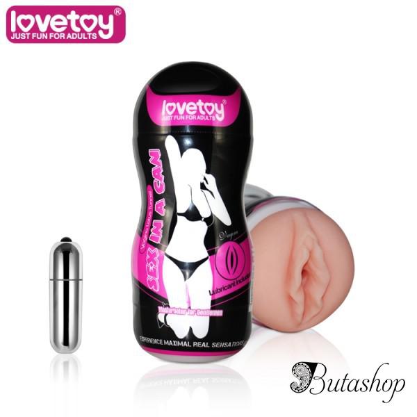 SEX IN A CAN-Мастурбатор с вибрацией Lovetoy - butashop.com