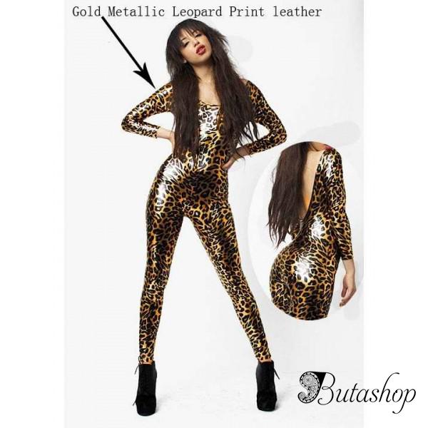 Леопардовый костюм с леопардовым закритый - butashop.com