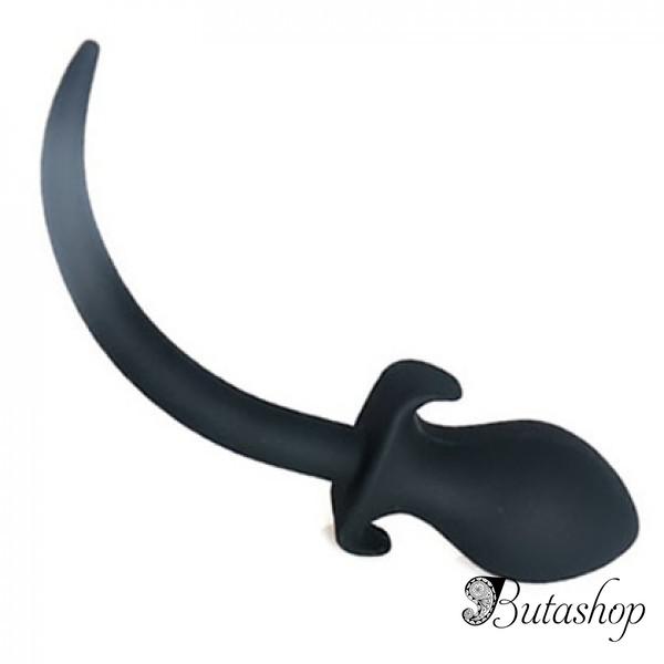 Черный силиконовый меч размер L - butashop.com