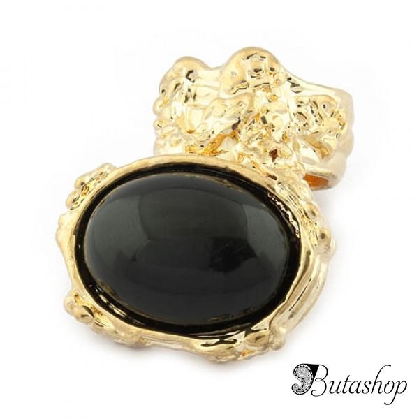 РАСПРОДАЖА! Кольцо с черным камнем - butashop.com