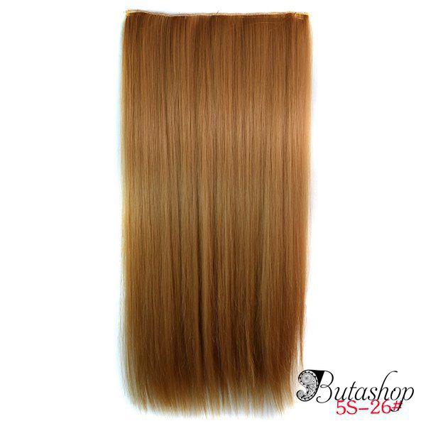 РАСПРОДАЖА! Волосы на заколках золото-коричневый 5S-26# - butashop.com
