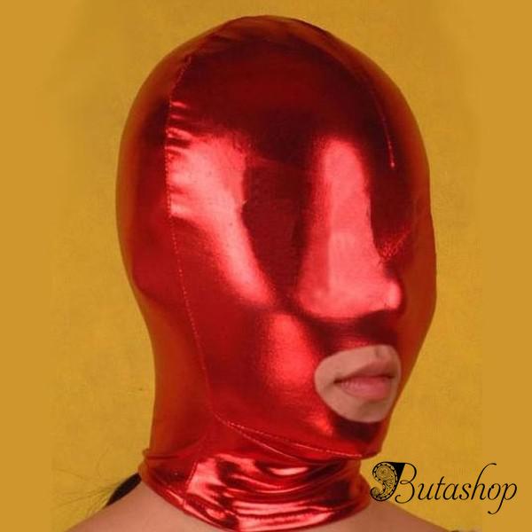 РАСПРОДАЖА! Красная маска из винила с вырезом для рта - butashop.com