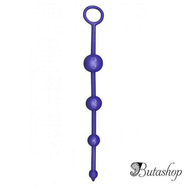 распродажа! фиолетовая анальная игрушка силикон - butashop.com