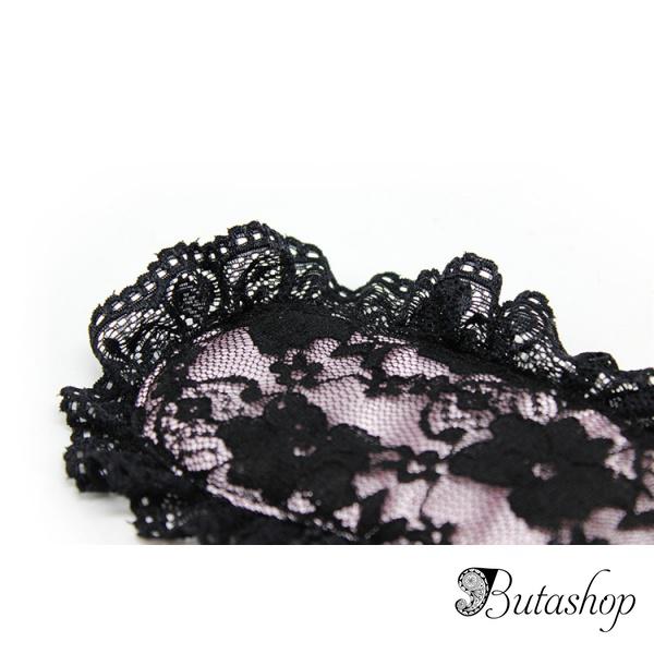 Ажурная маска фиолетовая - butashop.com