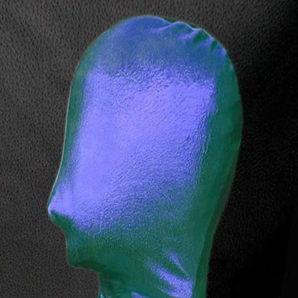 РАСПРОДАЖА! Зеленая/синяя виниловая маска без вырезов - butashop.com