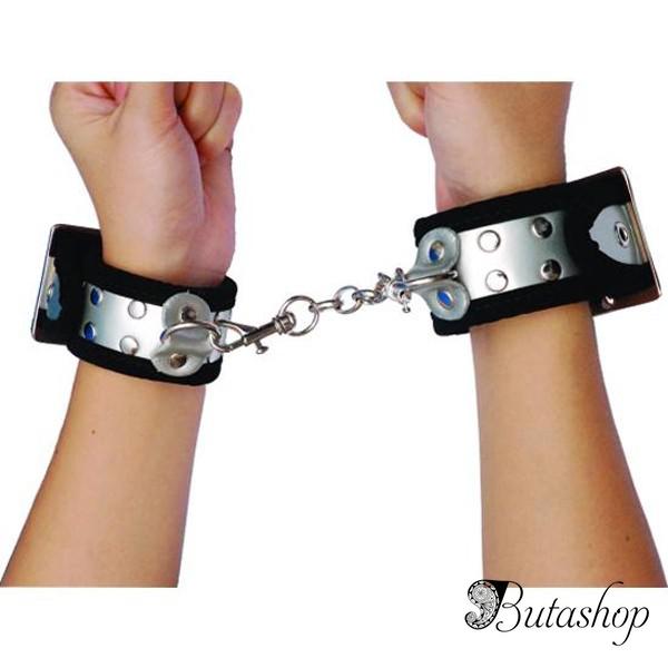 Прекрасные серебристые наручники - butashop.com