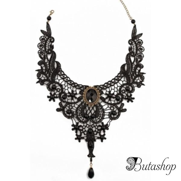 Шикарное кружевное ожерелье - butashop.com