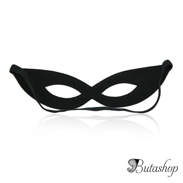 Черная маска для глаз открытая - butashop.com