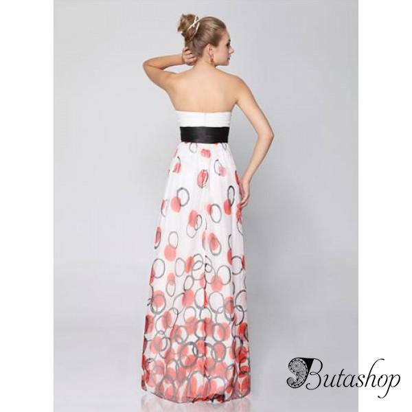 РАСПРОДАЖА! Платье без бретель с красной розой - butashop.com