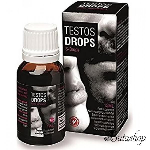 Капли для мужчин TESTOS DROPS EU (15ML) - butashop.com