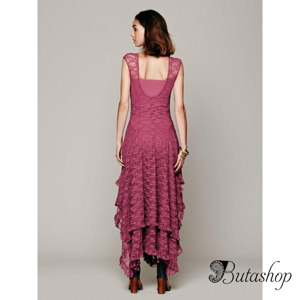 Платье Maxi розовое - butashop.com