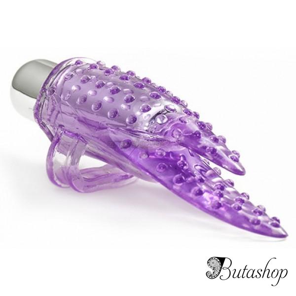 РАСПРОДАЖА! Фиолетовый вибратор силиконовый - butashop.com