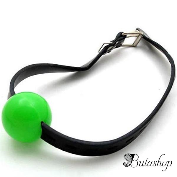 РАСПРОДАЖА! Классический кляп для рта зеленый - butashop.com