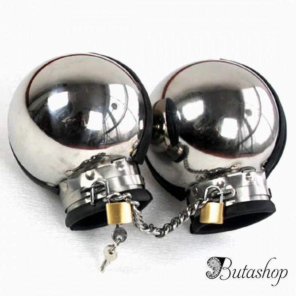 Металлические бондажные наручники - butashop.com