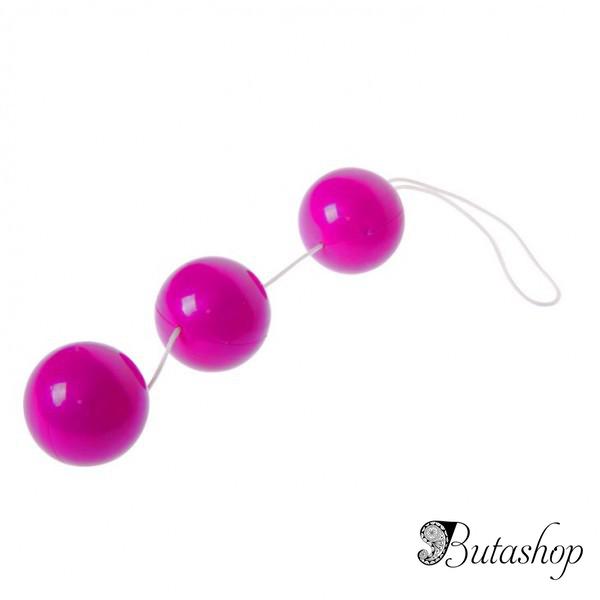 Вагинальные шарики сиреневого цвета - butashop.com