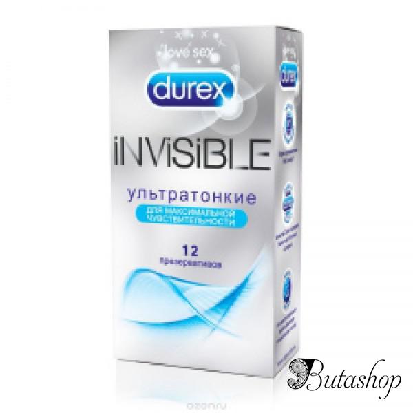 Презервативы Durex Invisible, 12 шт - butashop.com