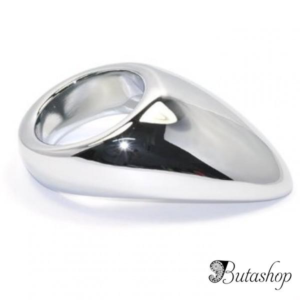 РАСПРОДАЖА! Хромированое кольцо на пенис - L - butashop.com