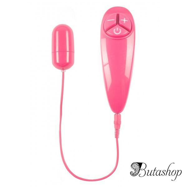Розовый вибратор - Большое ядро - butashop.com