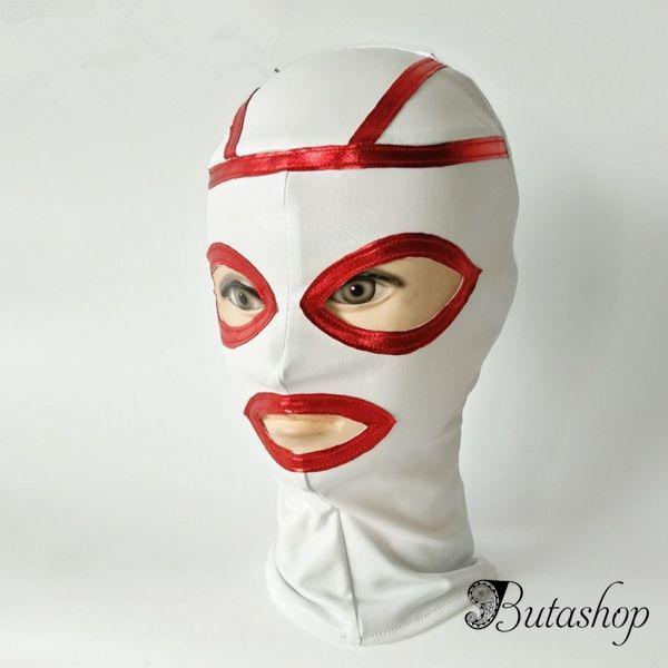 Белая латексная маска - butashop.com