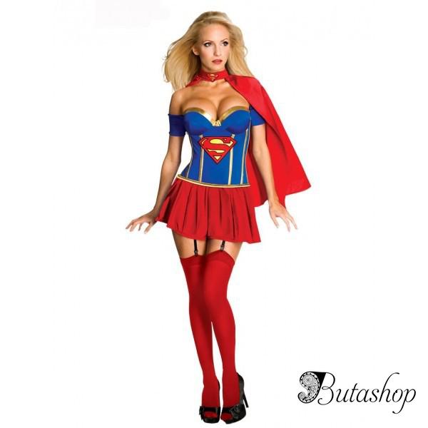 Эротичный костюм Супер женщины - butashop.com