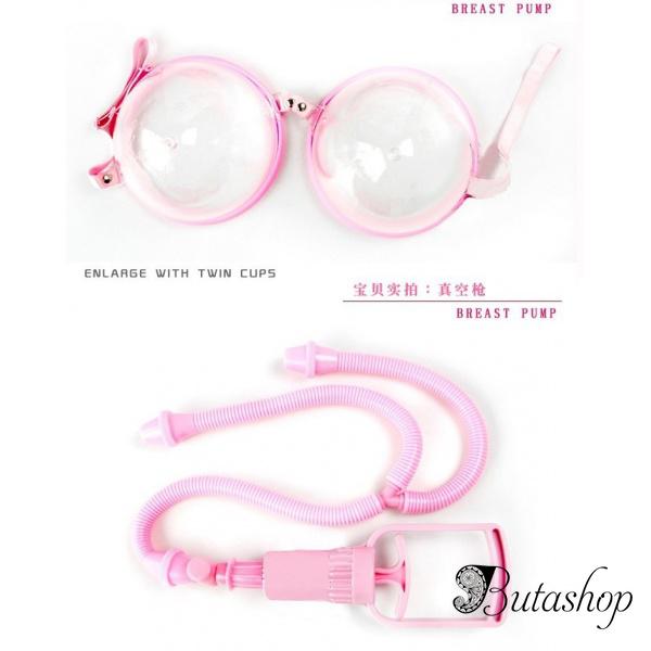 Вакуумная помпа для груди розовая - butashop.com