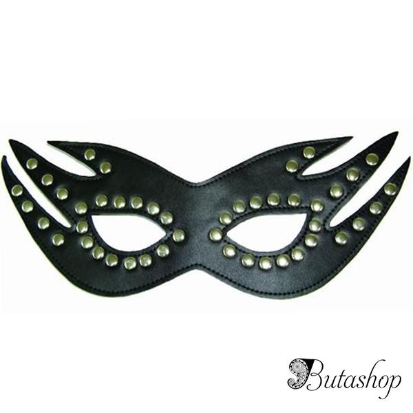 Черная маска кошечки - butashop.com
