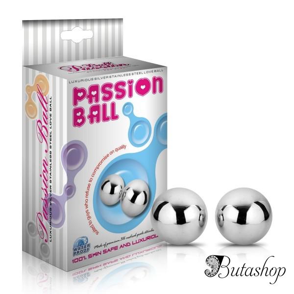 Металлические вагинальные шарики Passion Dual Balls - butashop.com