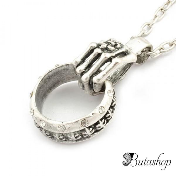 РАСПРОДАЖА! Ожерелье с кулоном в форме кольца - butashop.com