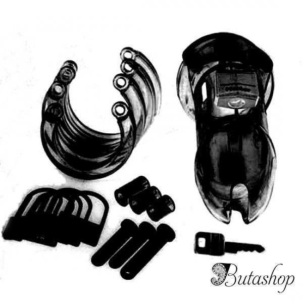 Черное устройство целомудрия CB-6000S - butashop.com