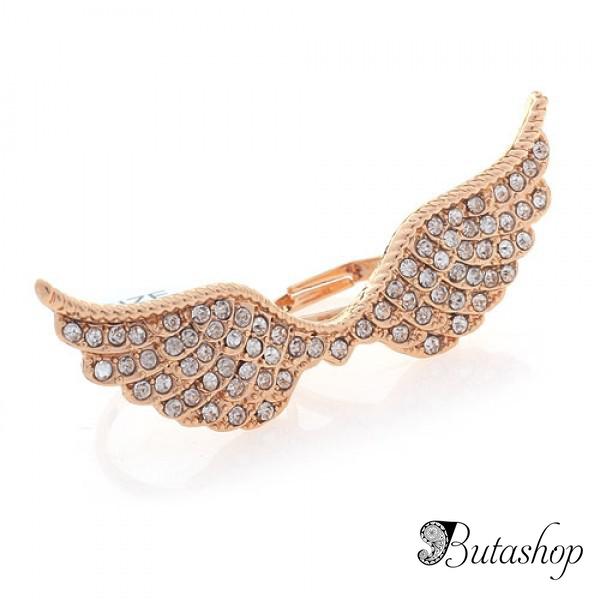 РАСПРОДАЖА! Двойное кольцо с крыльями ангела - butashop.com