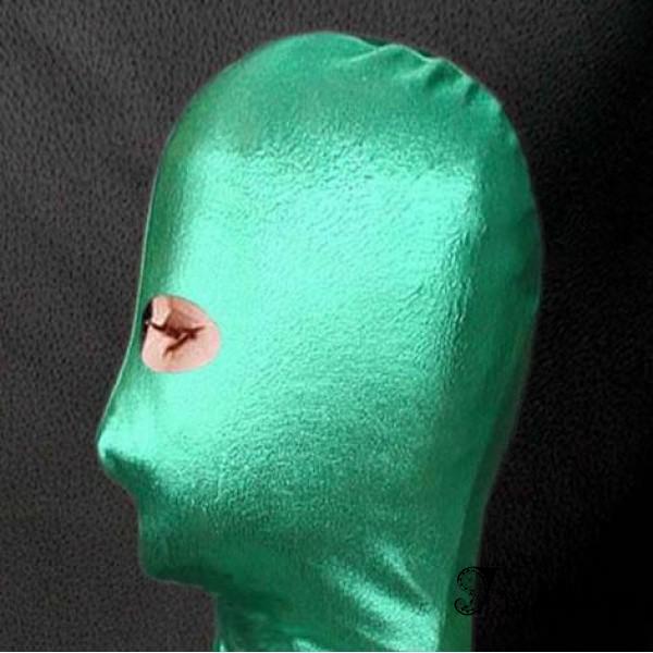 РАСПРОДАЖА! Зеленая/синяя маска из винила, глаза - butashop.com